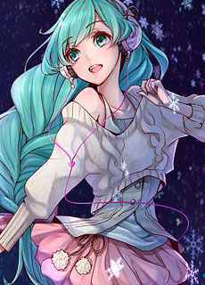 动漫美女耳机娘